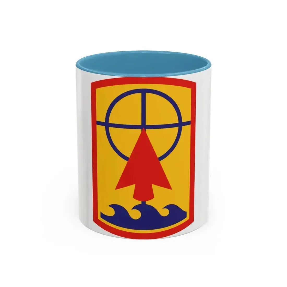 157th Maneuver Enhancement Brigade (U.S. Army) Accent Coffee Mug 11oz Light Blue - Go Mug Yourself