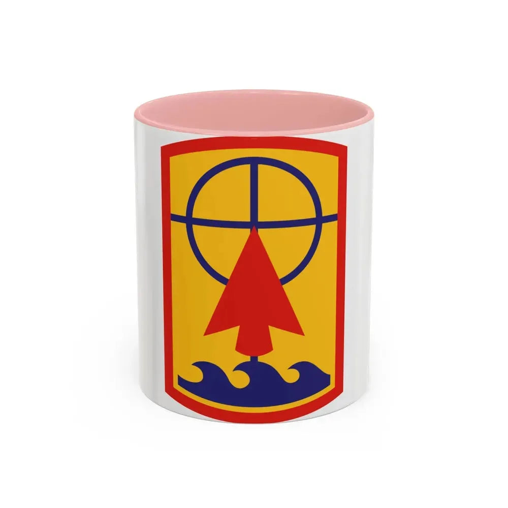 157th Maneuver Enhancement Brigade (U.S. Army) Accent Coffee Mug 11oz Pink - Go Mug Yourself