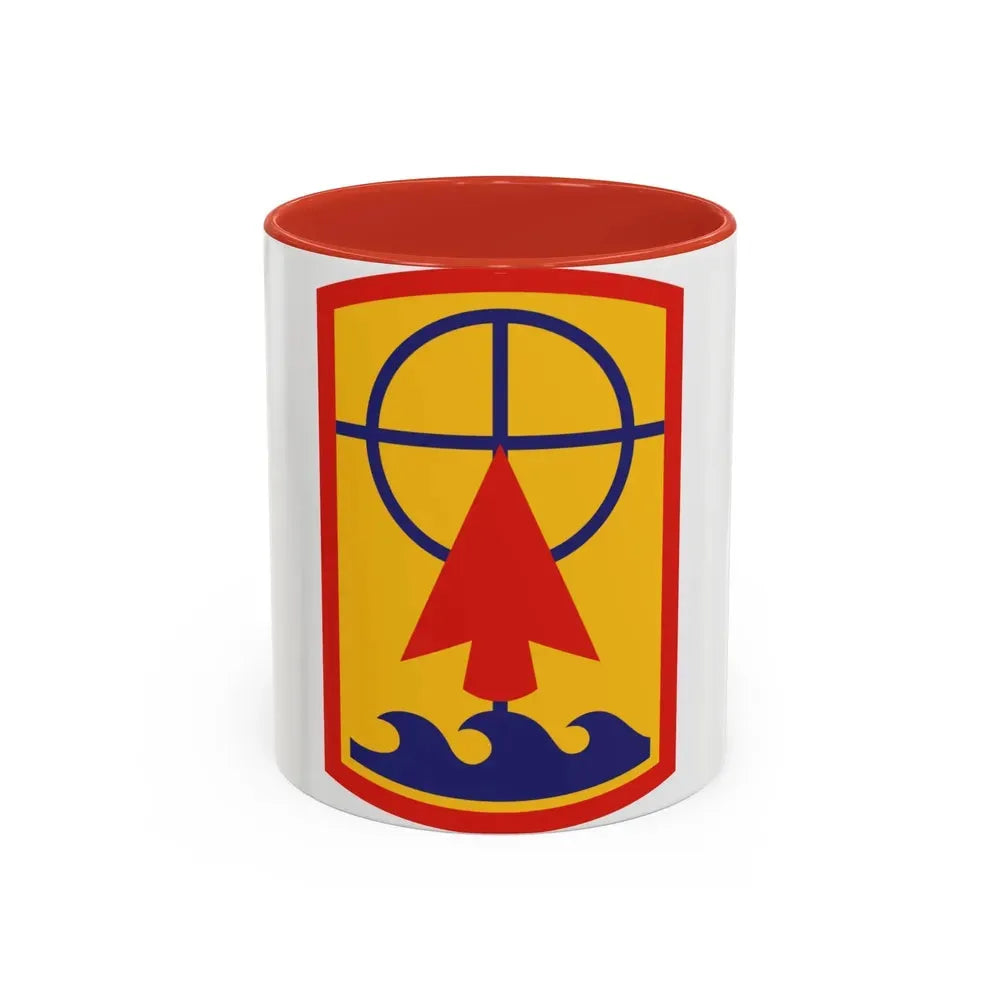 157th Maneuver Enhancement Brigade (U.S. Army) Accent Coffee Mug 11oz Red - Go Mug Yourself