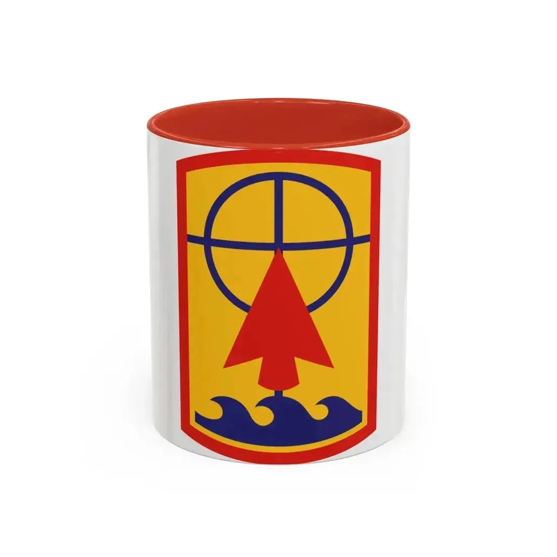157th Maneuver Enhancement Brigade (U.S. Army) Accent Coffee Mug 11oz Red - Go Mug Yourself