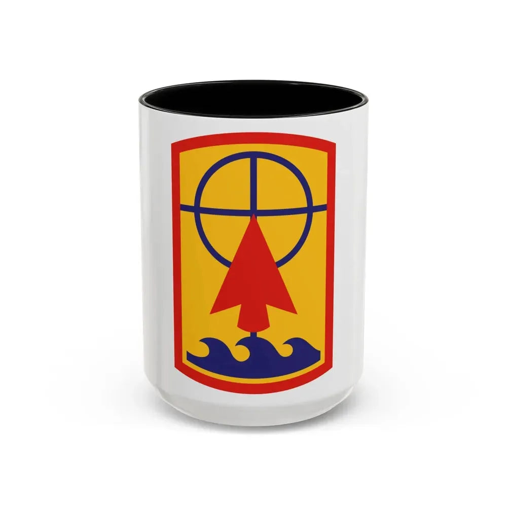 157th Maneuver Enhancement Brigade (U.S. Army) Accent Coffee Mug 15oz Black - Go Mug Yourself