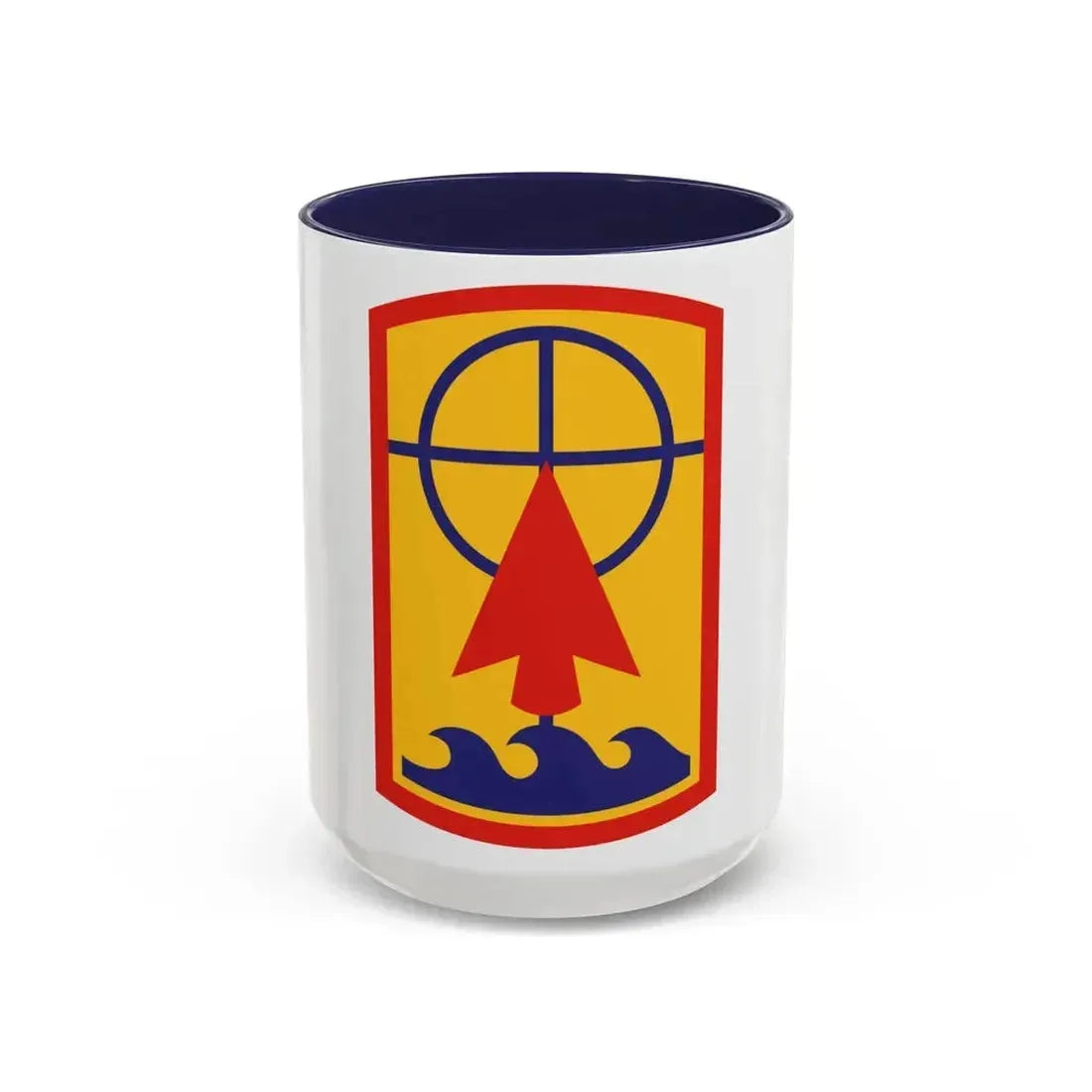 157th Maneuver Enhancement Brigade (U.S. Army) Accent Coffee Mug 15oz Navy - Go Mug Yourself