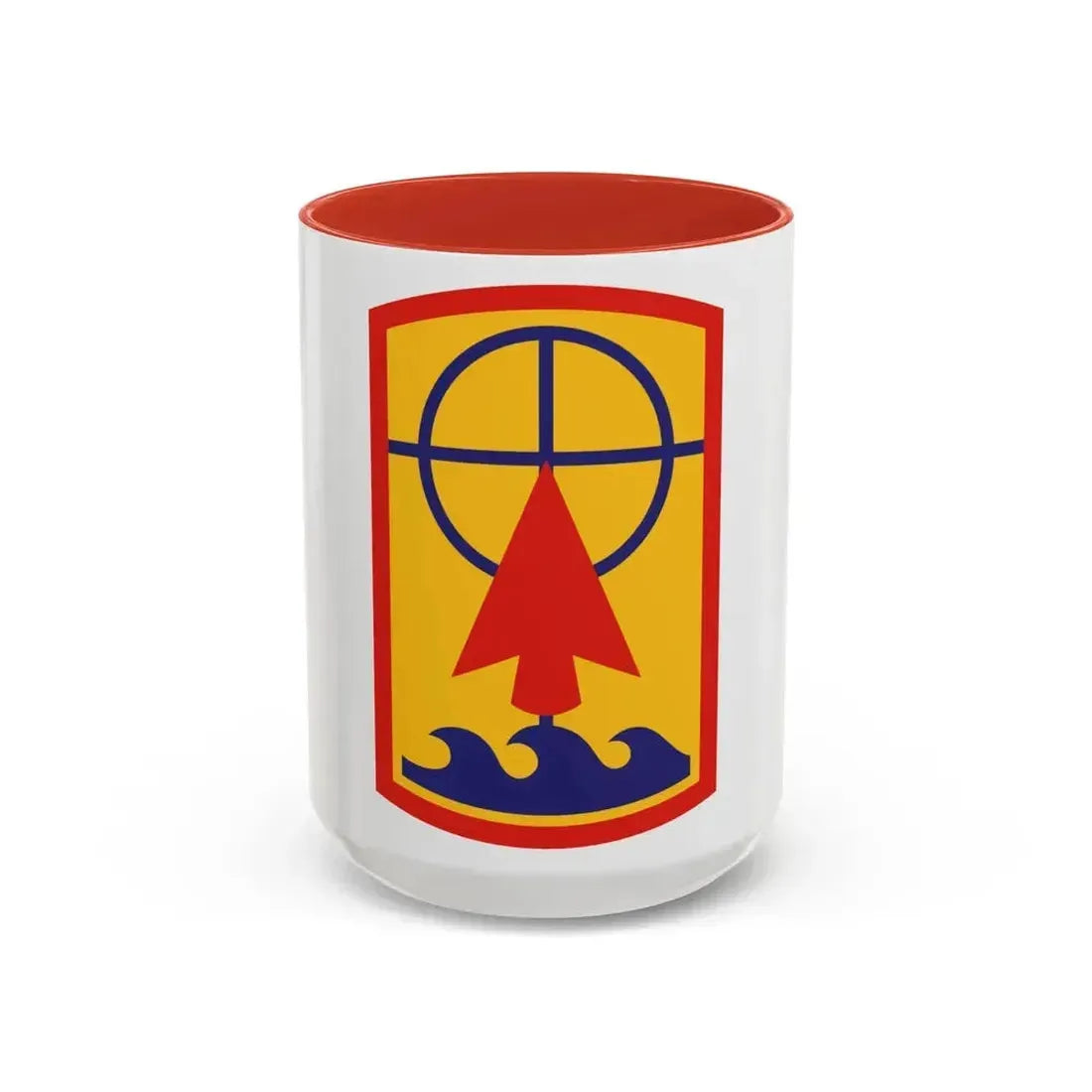 157th Maneuver Enhancement Brigade (U.S. Army) Accent Coffee Mug 15oz Red - Go Mug Yourself