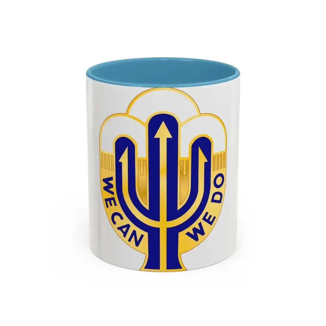 158 Maneuver Enhancement Brigade 2 (U.S. Army) Accent Coffee Mug 11oz Light Blue - Go Mug Yourself