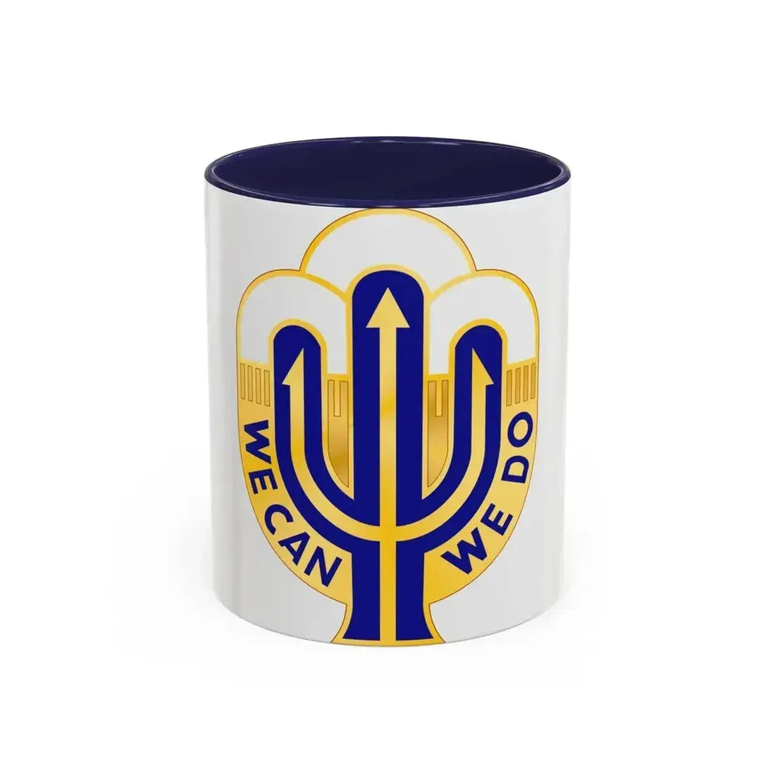 158 Maneuver Enhancement Brigade 2 (U.S. Army) Accent Coffee Mug 11oz Navy - Go Mug Yourself