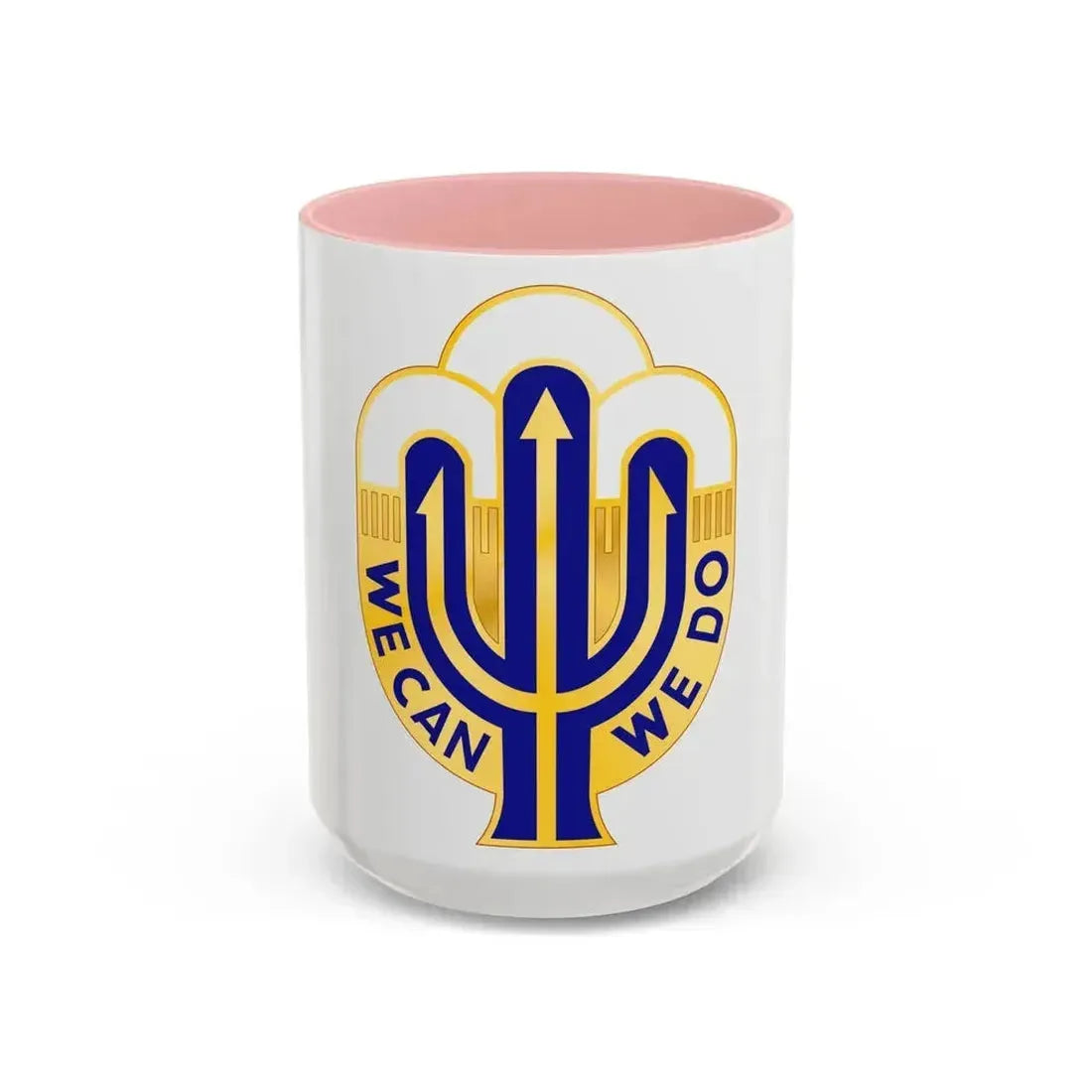 158 Maneuver Enhancement Brigade 2 (U.S. Army) Accent Coffee Mug 15oz Pink - Go Mug Yourself