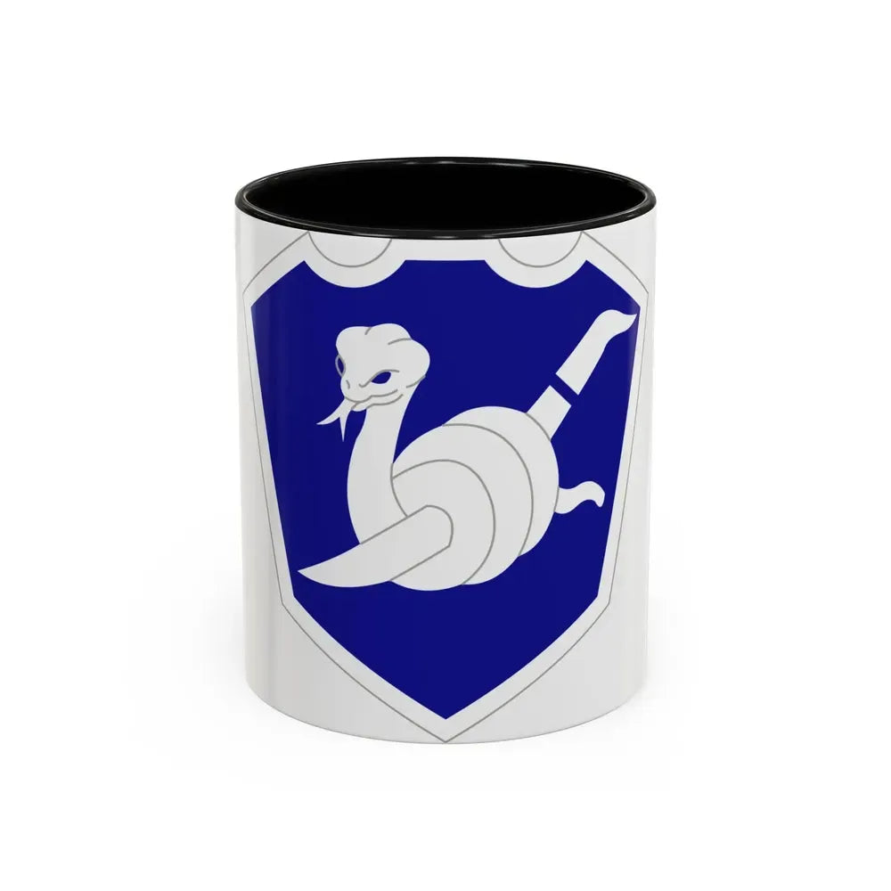 158 Maneuver Enhancement Brigade (U.S. Army) Accent Coffee Mug 11oz Black - Go Mug Yourself