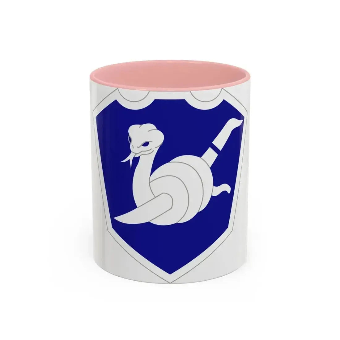 158 Maneuver Enhancement Brigade (U.S. Army) Accent Coffee Mug 11oz Pink - Go Mug Yourself