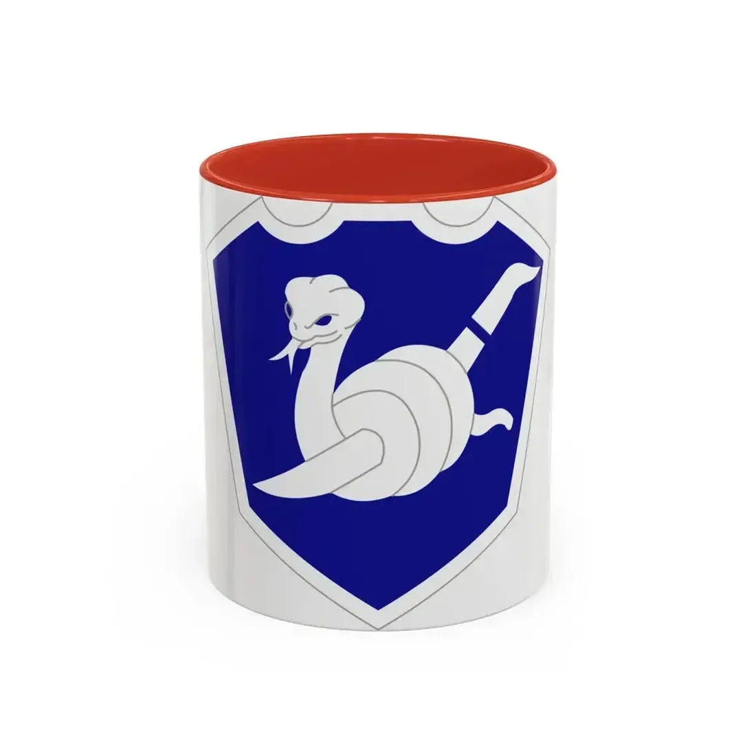 158 Maneuver Enhancement Brigade (U.S. Army) Accent Coffee Mug 11oz Red - Go Mug Yourself