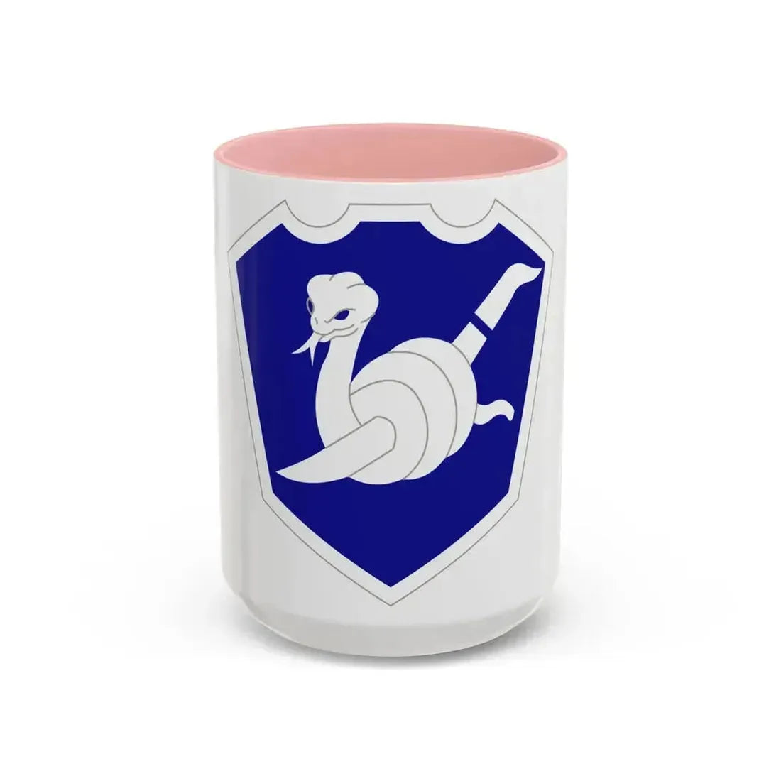 158 Maneuver Enhancement Brigade (U.S. Army) Accent Coffee Mug 15oz Pink - Go Mug Yourself