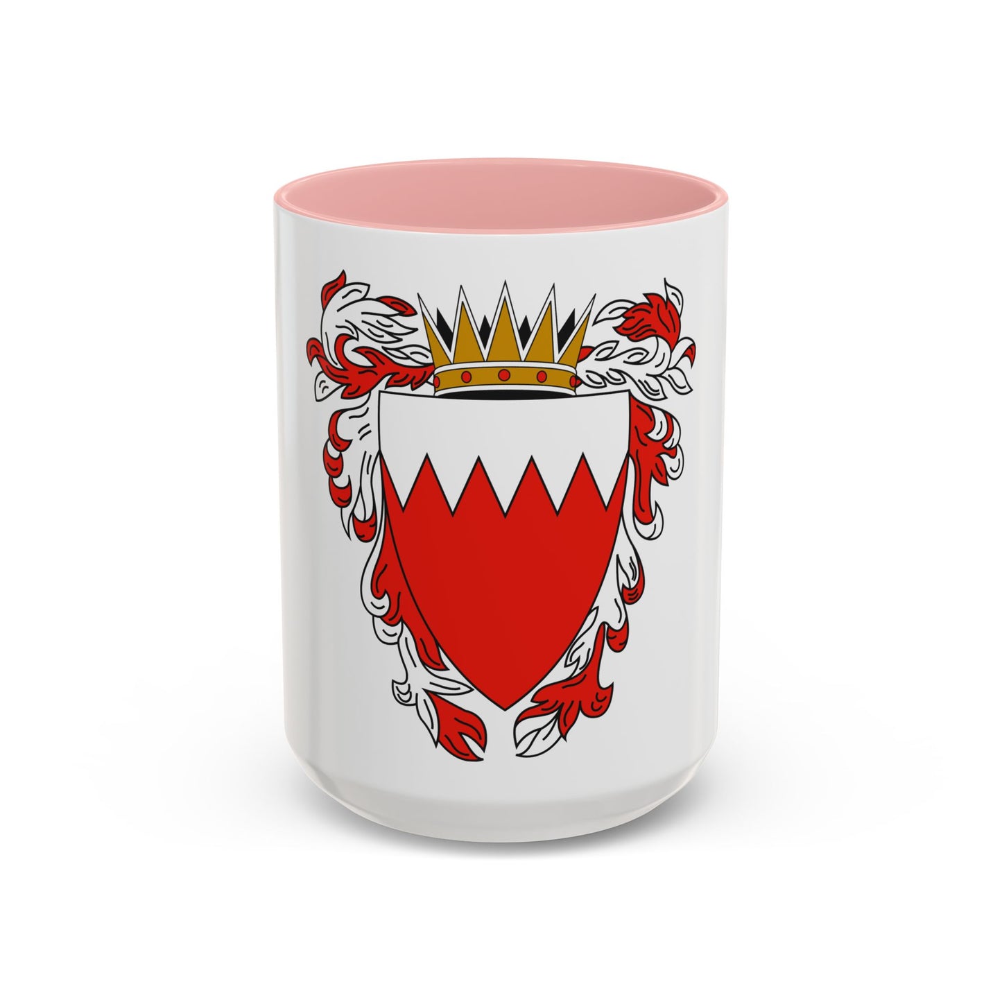 Coat of Arms of The Kingdom of Bahrain - Accent Coffee Mug