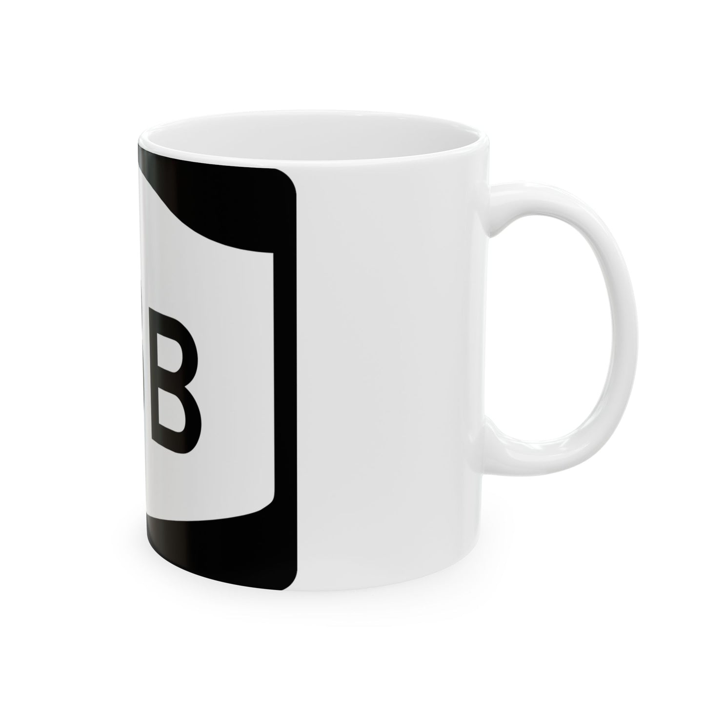 NY-18B (New York) (Road Sign) White Coffee Mug