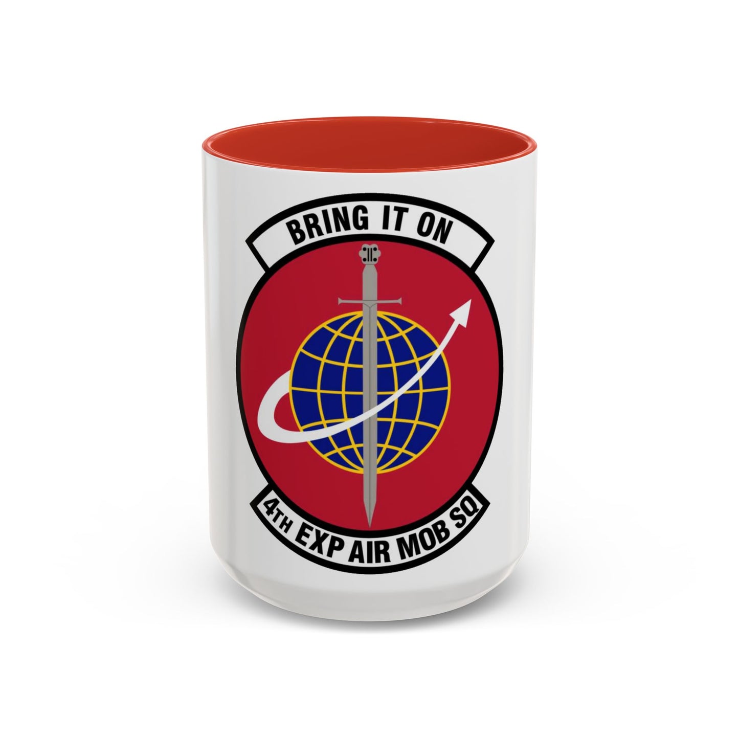 4th Expeditionary Air Mobility Squadron (U.S. Air Force) Accent Coffee Mug