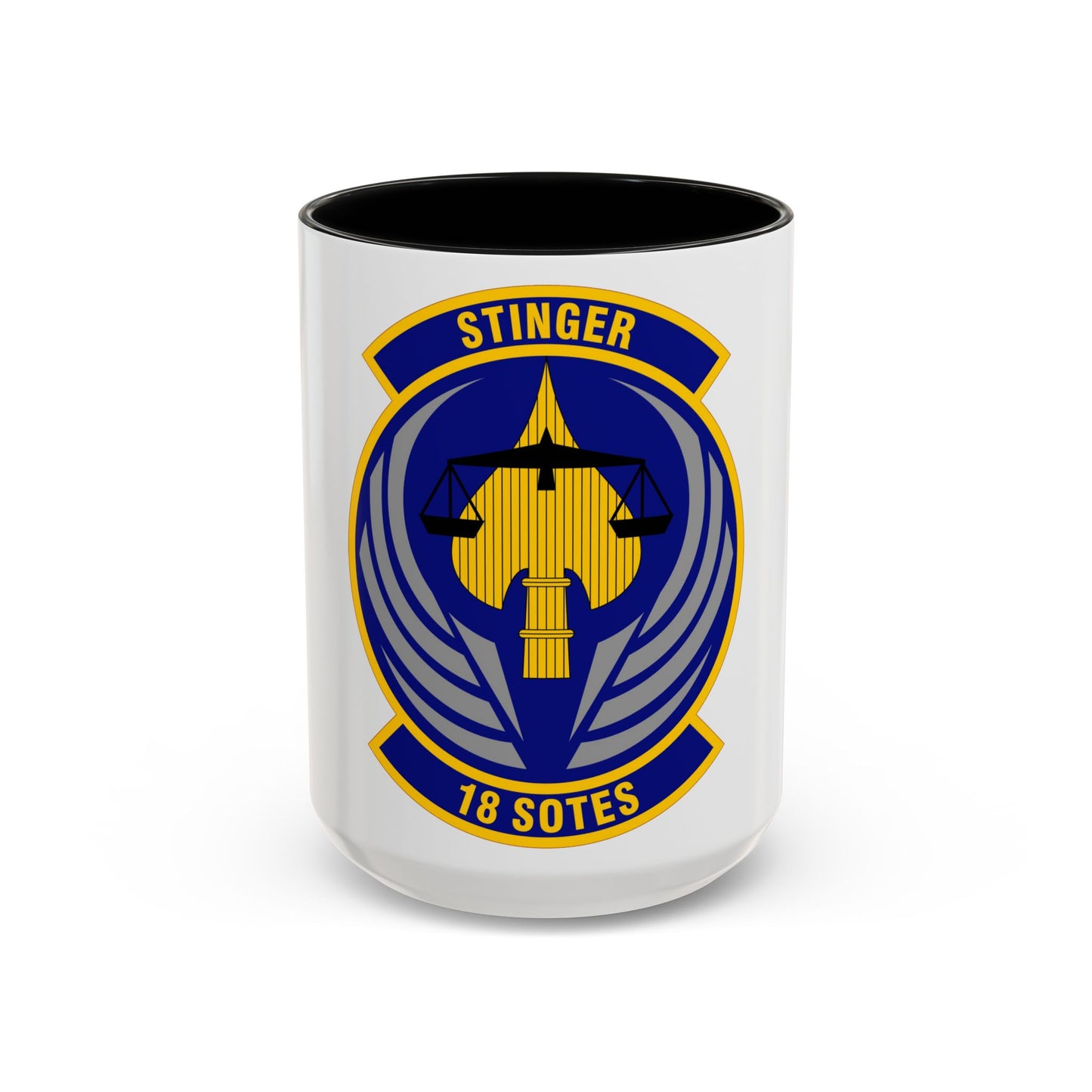 18 Special Operations Test and Evaluation Squadron AFSOC (U.S. Air Force) Accent Coffee Mug