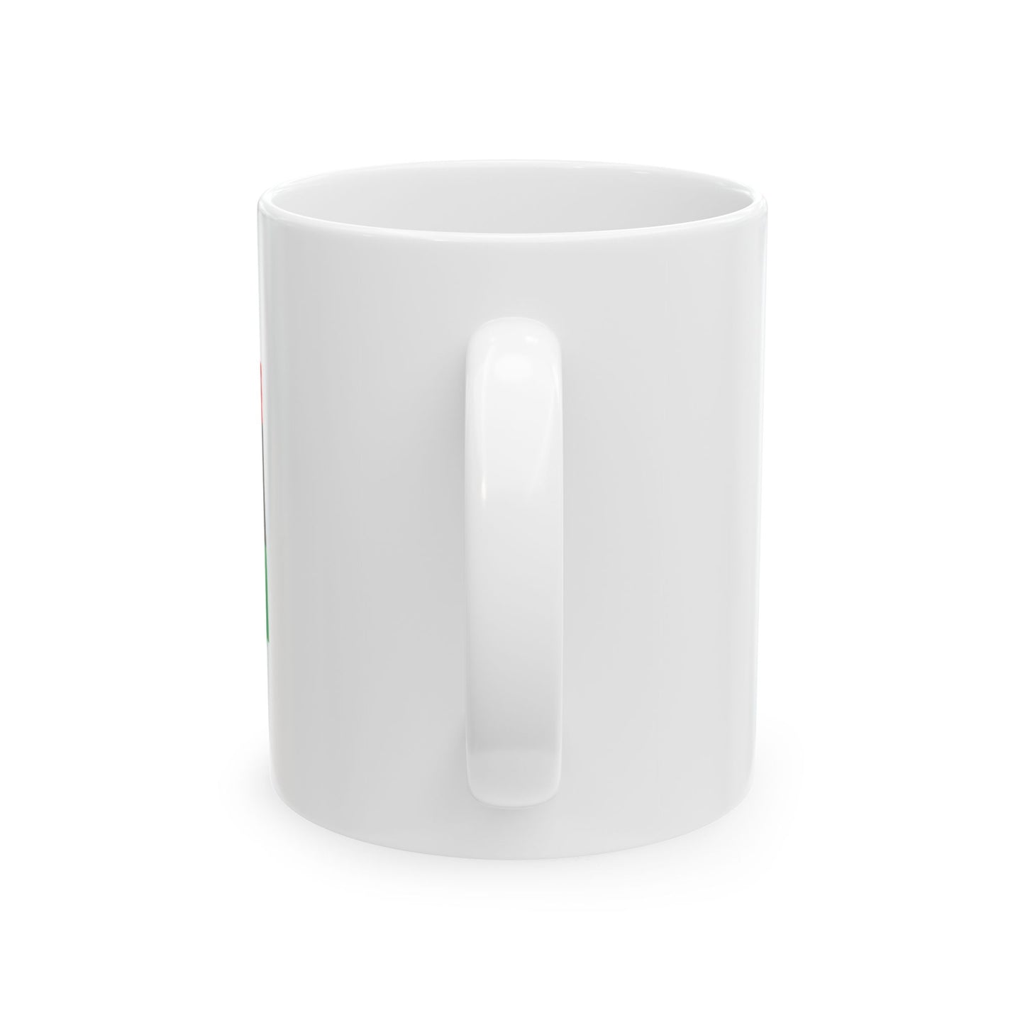 Flag map of Maghreb (Algeria) White Coffee Mug