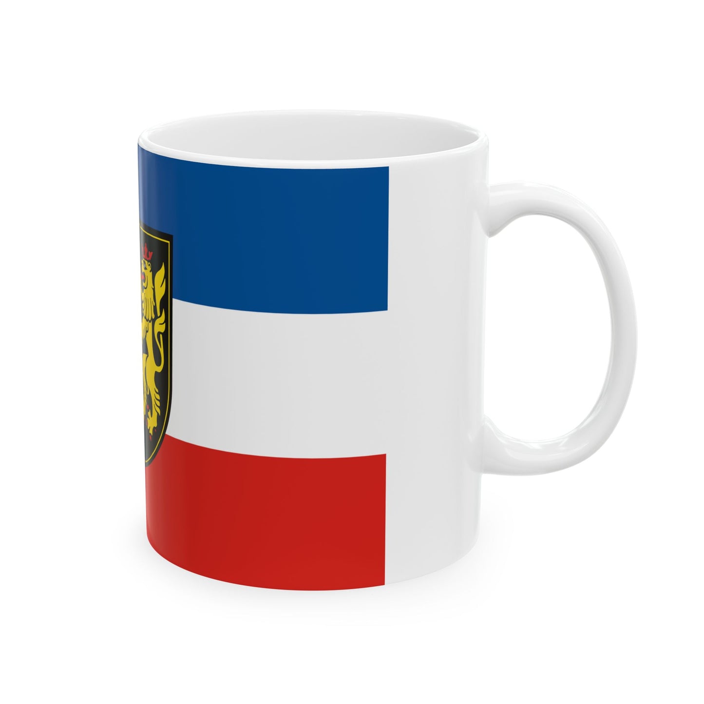 Querflagge Mannheim (Germany) White Coffee Mug