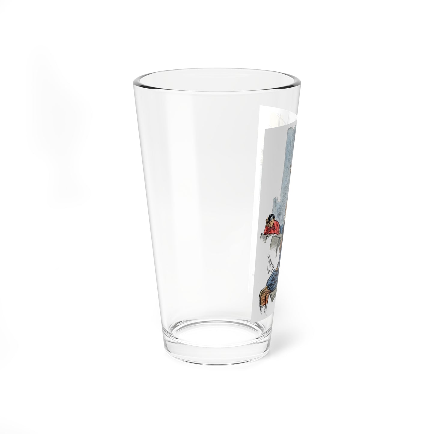 One Uses the Handkerchief (2), Woman's Home Companion, November 1924 (Magazine Illustration) Pint Glass 16oz