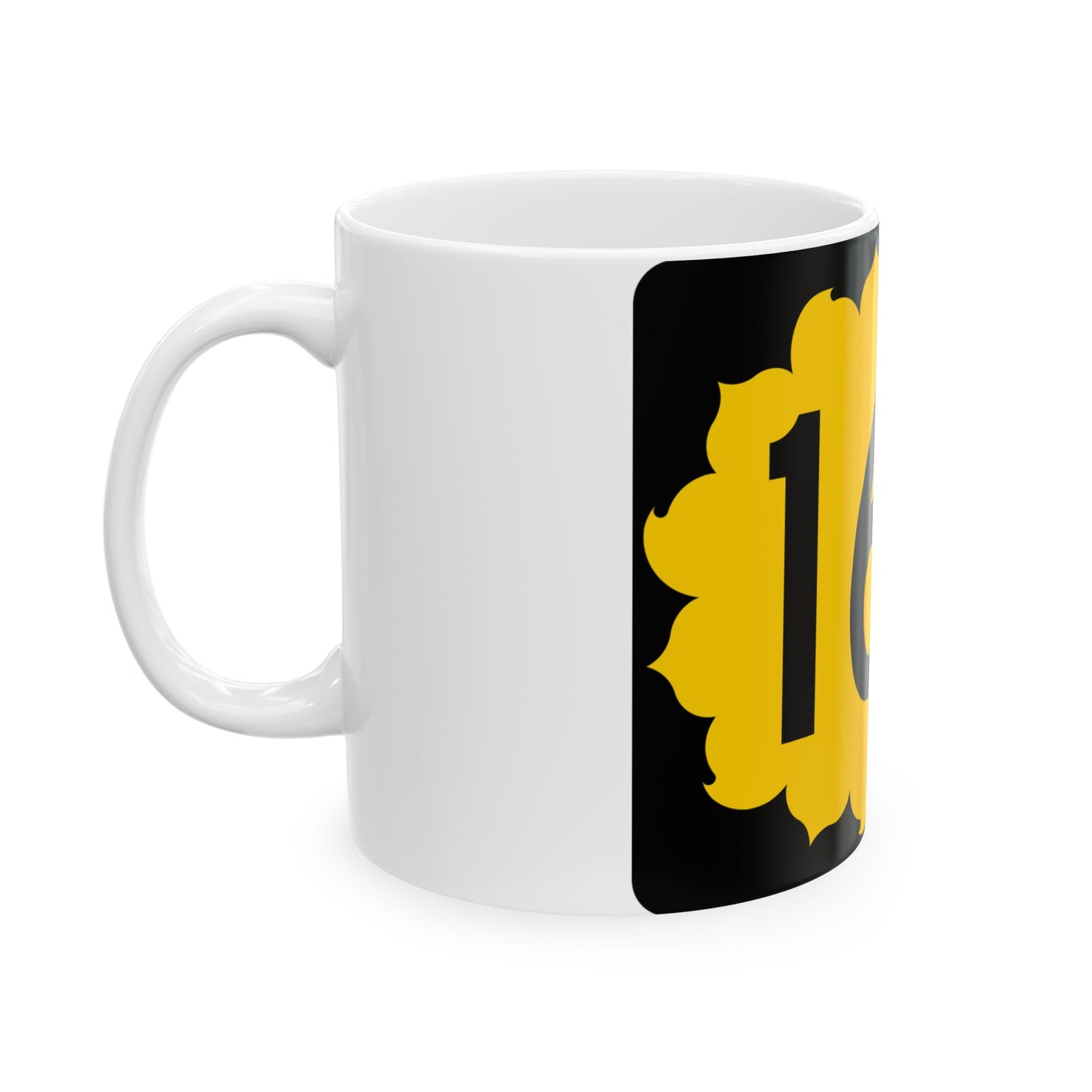 K-165 (Kansas) (Road Sign) White Coffee Mug