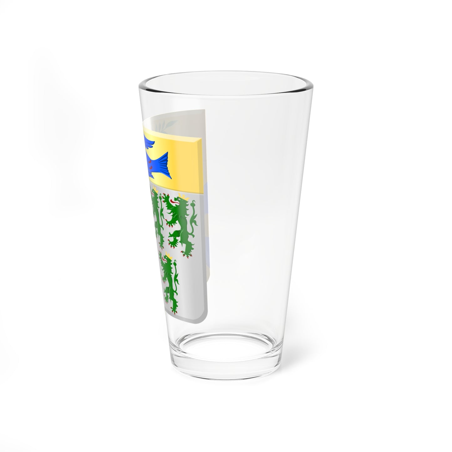 Dentergem wapen (Belgium) (Coat of Arms) Pint Glass 16oz