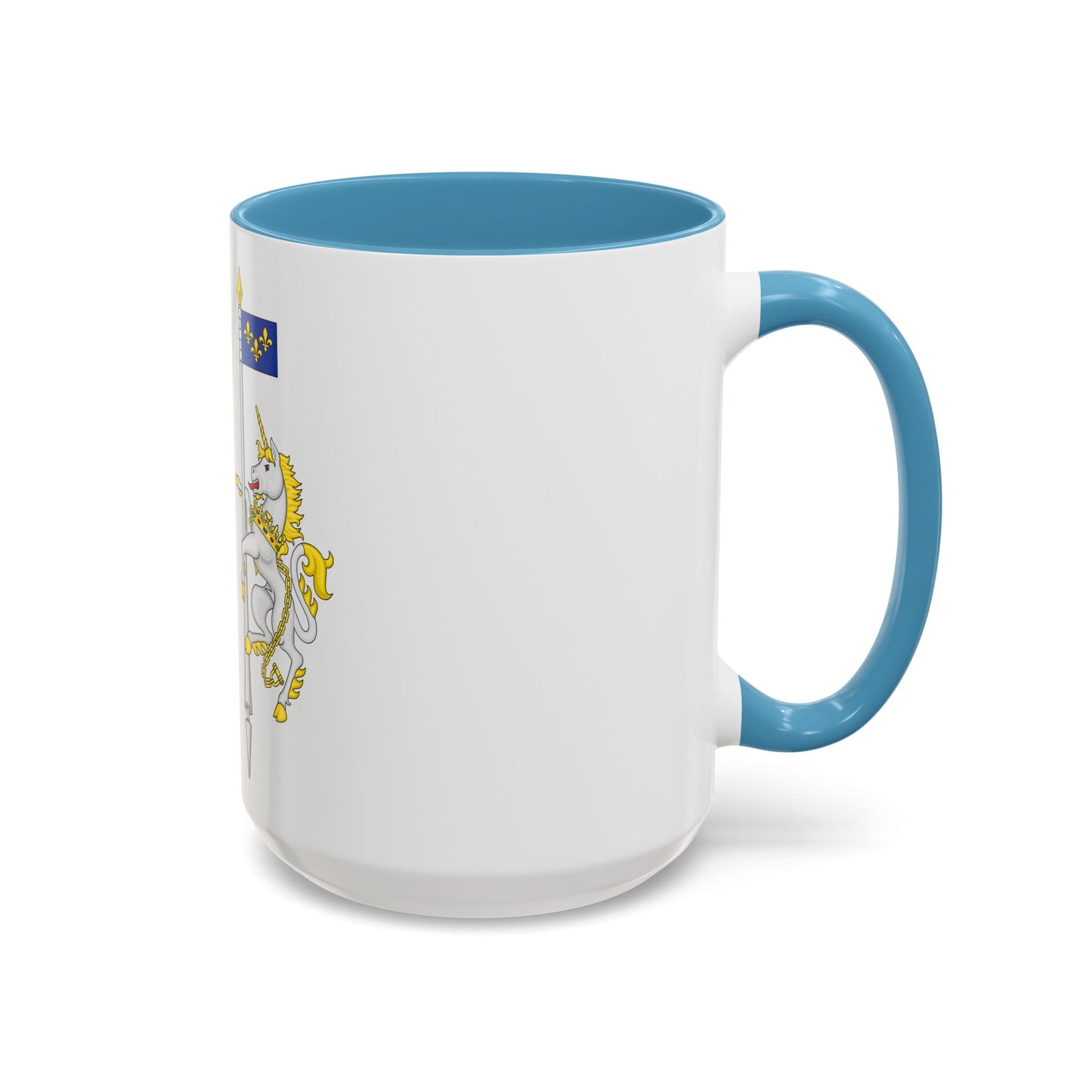 Supporters from the coat of arms of Canada - Accent Coffee Mug