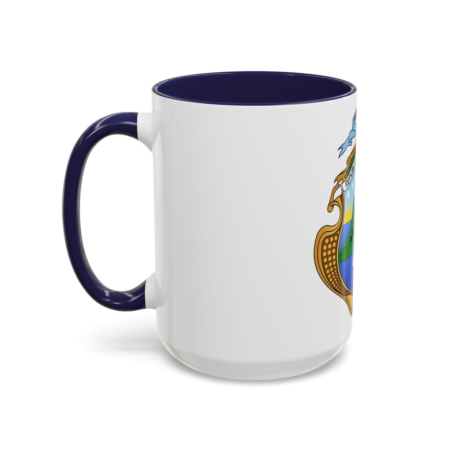 Coat of arms of Costa Rica (1964-1998) - Accent Coffee Mug