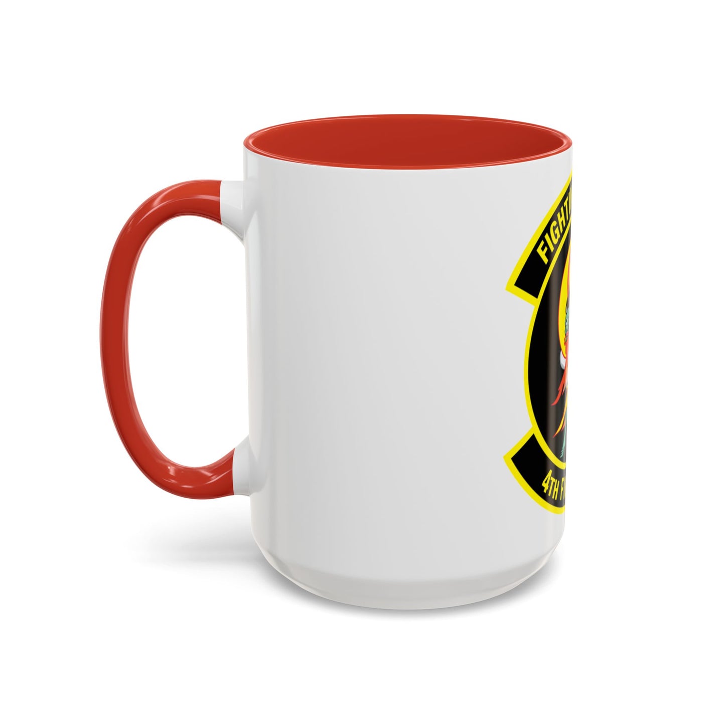 4th Fighter SQ Fightin' Fuujins (U.S. Air Force) Accent Coffee Mug