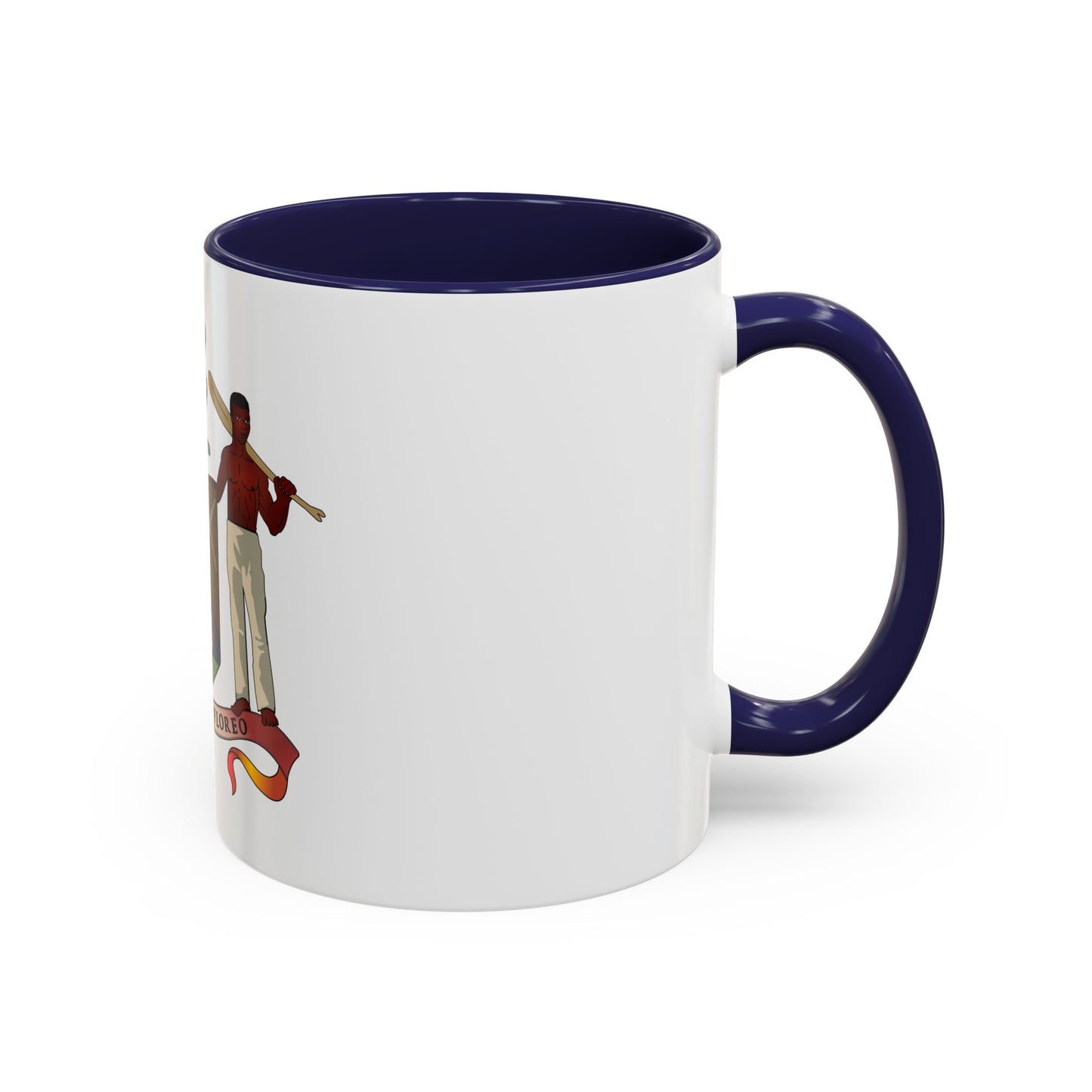Coat of arms of British Honduras (1907-1967) - Accent Coffee Mug