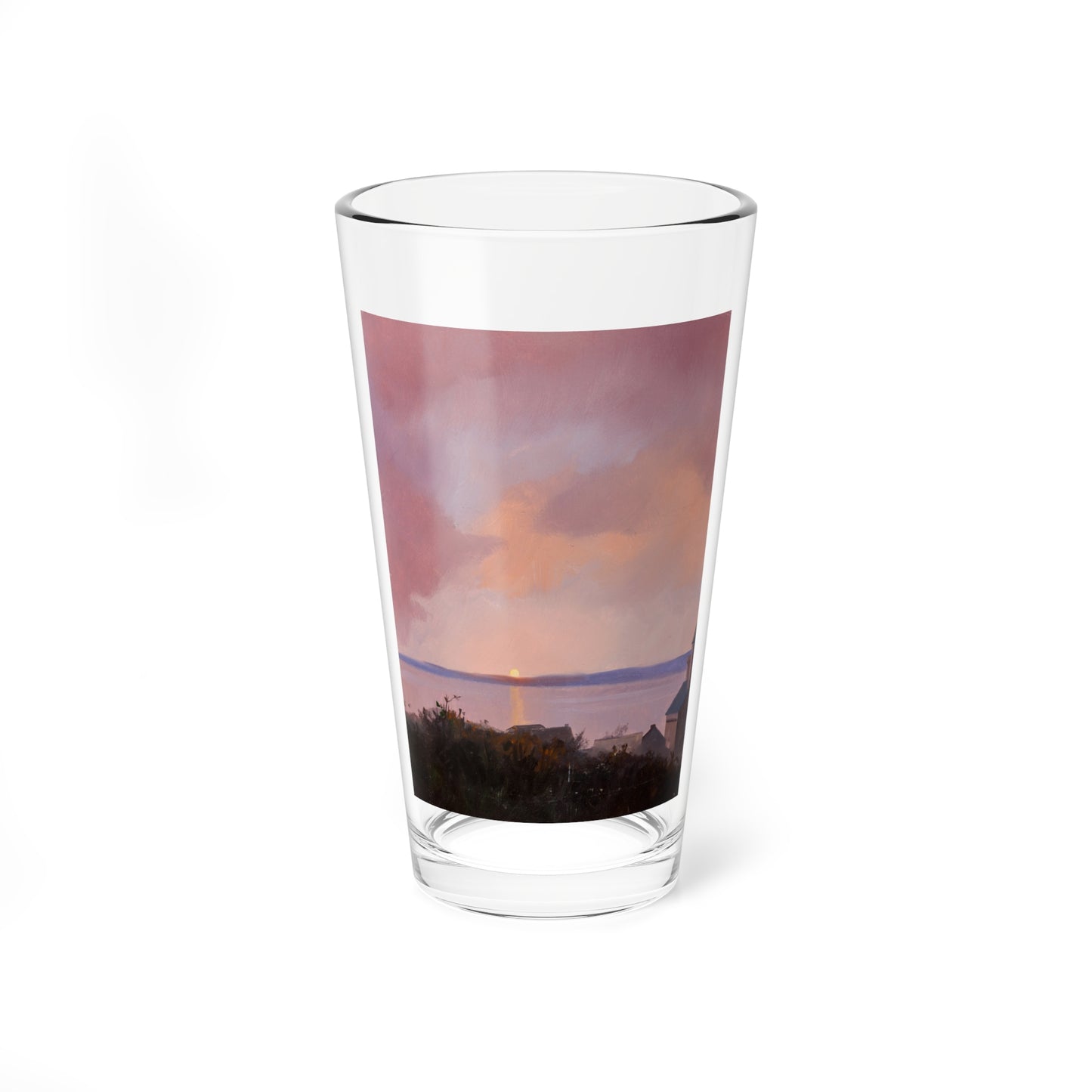 Tell Me No Lies, Silhouette Cover Background, 1984 - Pint Glass 16oz