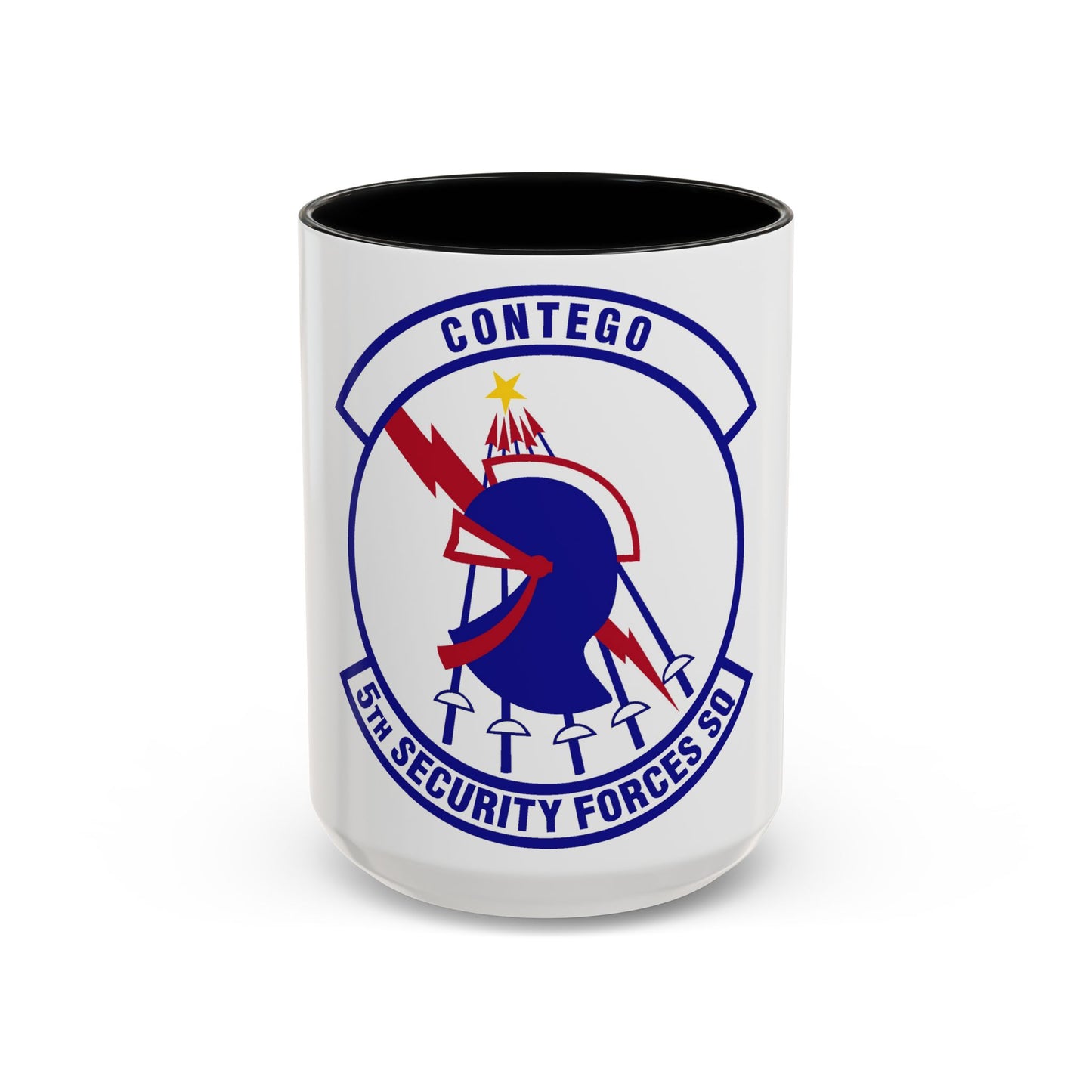 5th Security Forces Squadron (U.S. Air Force) Accent Coffee Mug