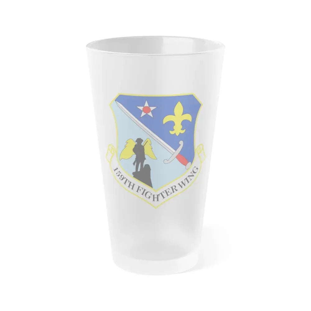 159th Fighter Wing (U.S. Air Force) Frosted Pint Glass 16oz 16oz Frosted - Go Mug Yourself