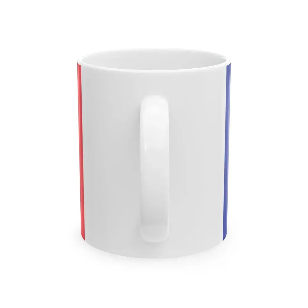 15e regiment de tirailleurs senegalais - drapeau (France) White Coffee Mug - Go Mug Yourself