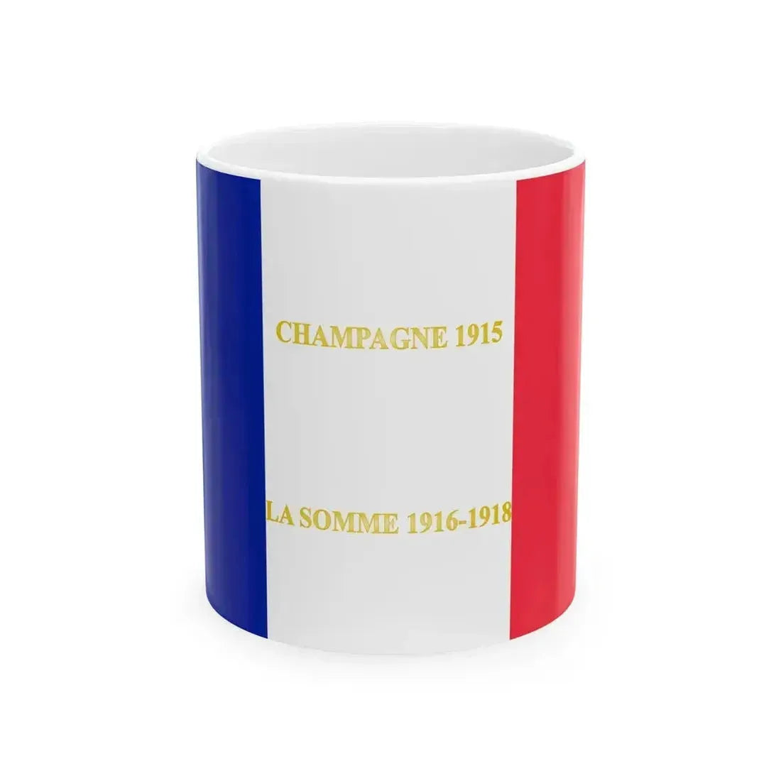 15e regiment du genie de lair-drapeau (France) White Coffee Mug 11oz - Go Mug Yourself