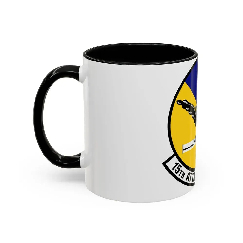 15th Attack Squadron Emblem (U.S. Air Force) Accent Coffee Mug - Go Mug Yourself
