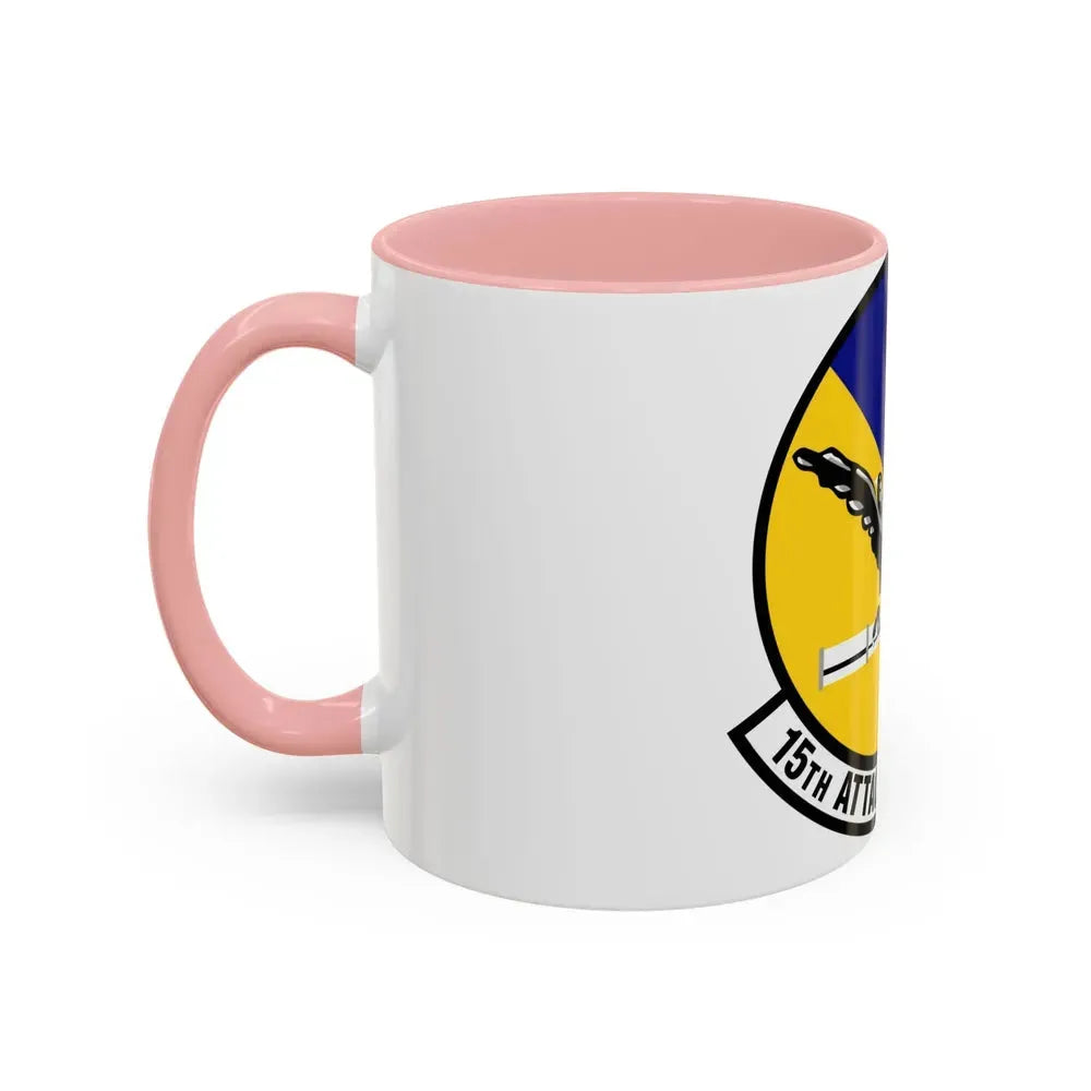 15th Attack Squadron Emblem (U.S. Air Force) Accent Coffee Mug - Go Mug Yourself