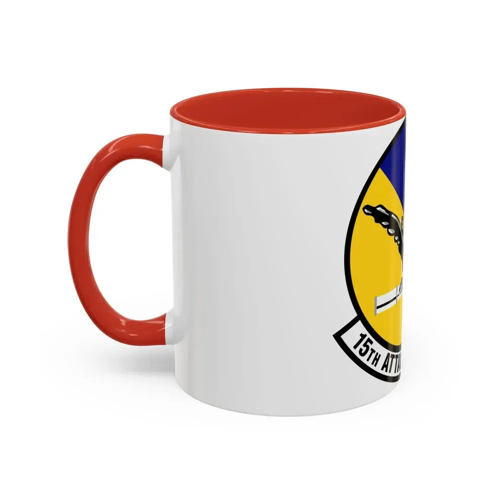 15th Attack Squadron Emblem (U.S. Air Force) Accent Coffee Mug - Go Mug Yourself
