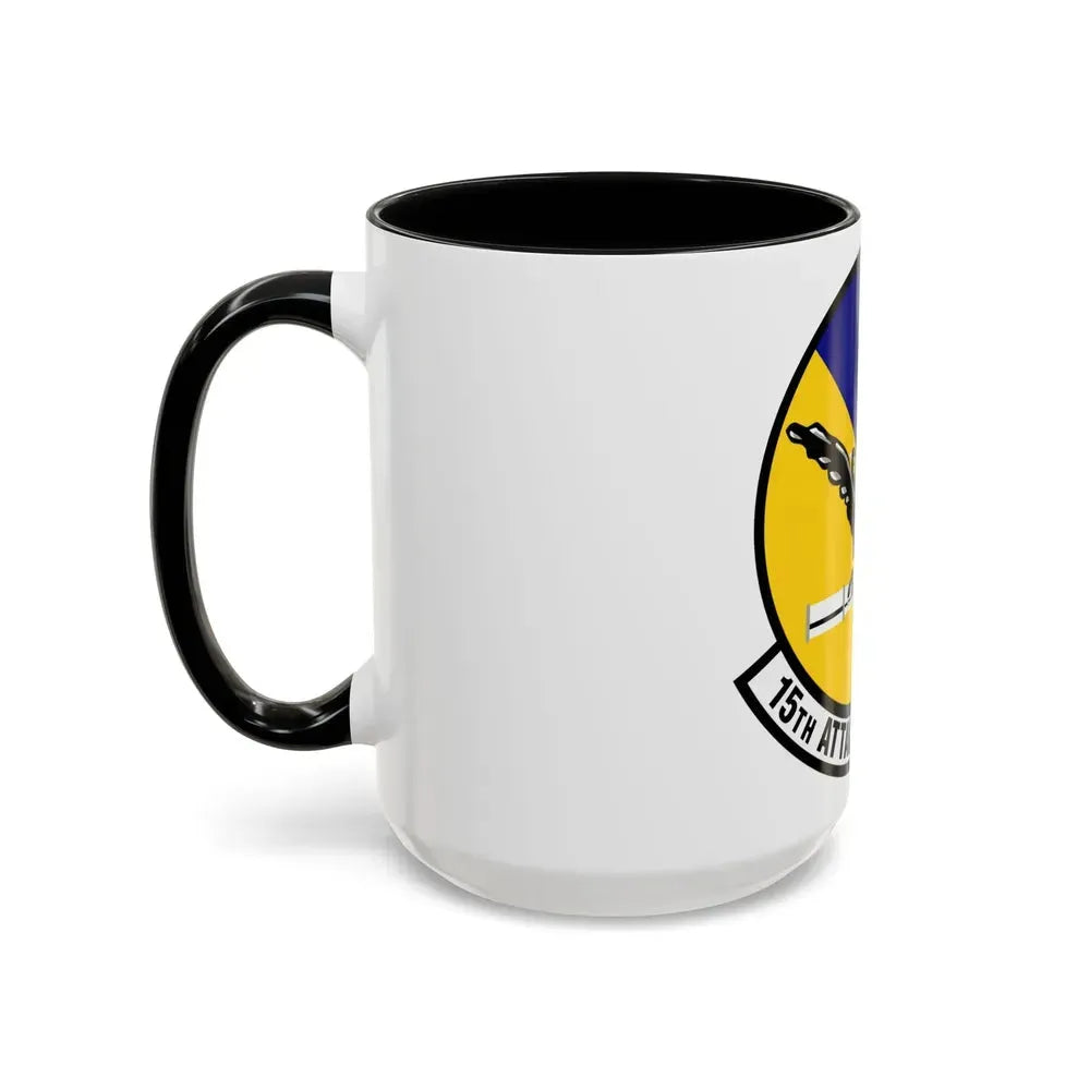 15th Attack Squadron Emblem (U.S. Air Force) Accent Coffee Mug - Go Mug Yourself
