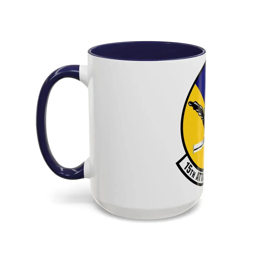 15th Attack Squadron Emblem (U.S. Air Force) Accent Coffee Mug - Go Mug Yourself