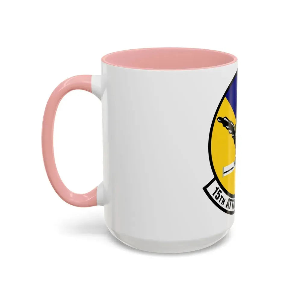 15th Attack Squadron Emblem (U.S. Air Force) Accent Coffee Mug - Go Mug Yourself