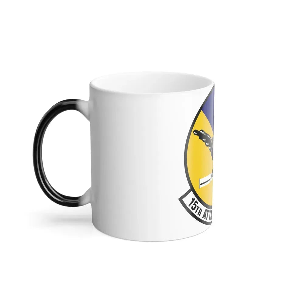 15th Attack Squadron Emblem (U.S. Air Force) Color Changing Coffee Mug - Go Mug Yourself
