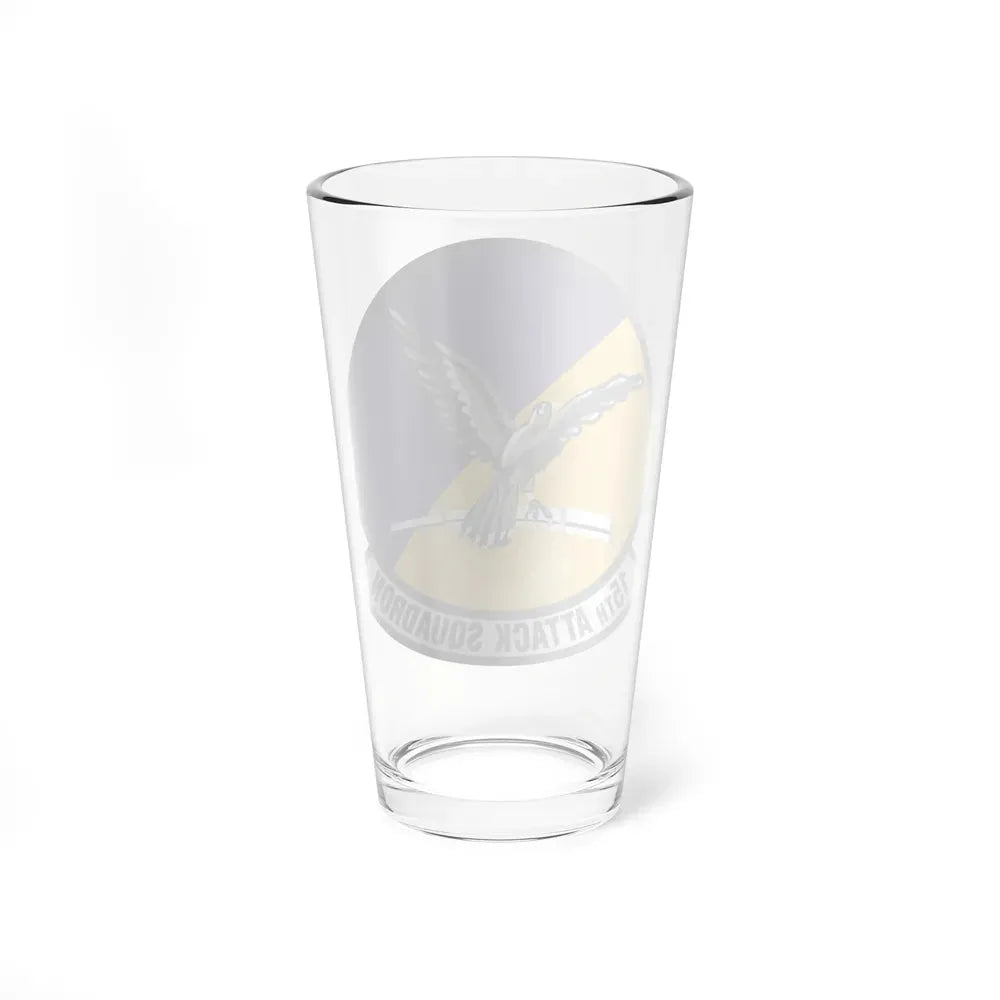 15th Attack Squadron Emblem (U.S. Air Force) Pint Glass 16oz - Go Mug Yourself