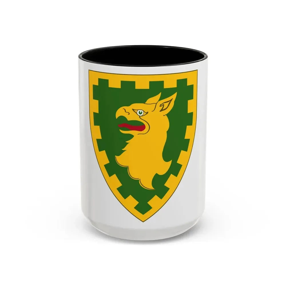 15th Military Police Brigade (U.S. Army) Accent Coffee Mug 15oz Black - Go Mug Yourself