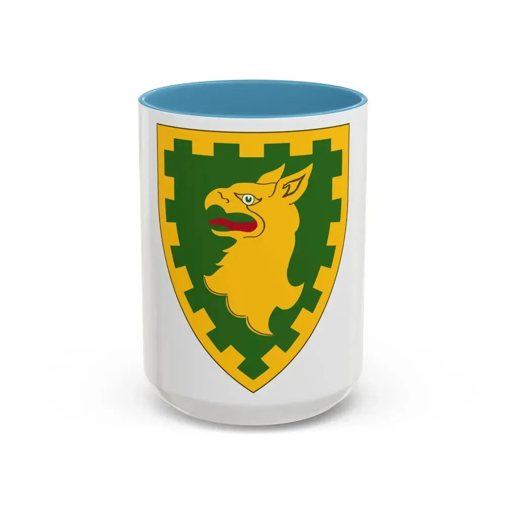 15th Military Police Brigade (U.S. Army) Accent Coffee Mug 15oz Light Blue - Go Mug Yourself
