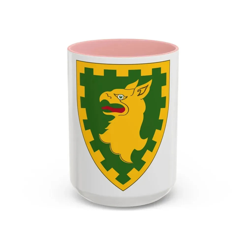 15th Military Police Brigade (U.S. Army) Accent Coffee Mug 15oz Pink - Go Mug Yourself