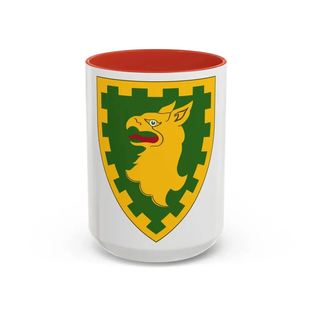 15th Military Police Brigade (U.S. Army) Accent Coffee Mug 15oz Red - Go Mug Yourself