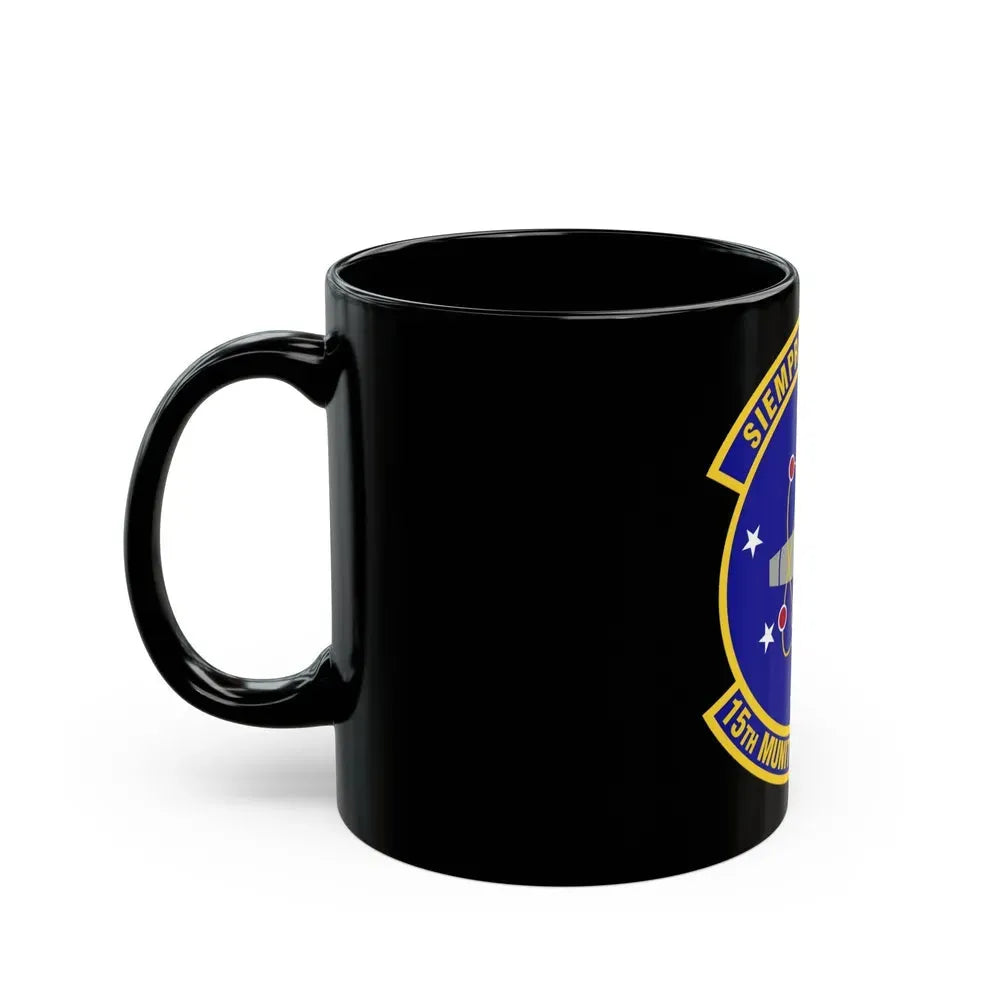 15th Munitions Squadron (U.S. Air Force) Black Coffee Mug - Go Mug Yourself