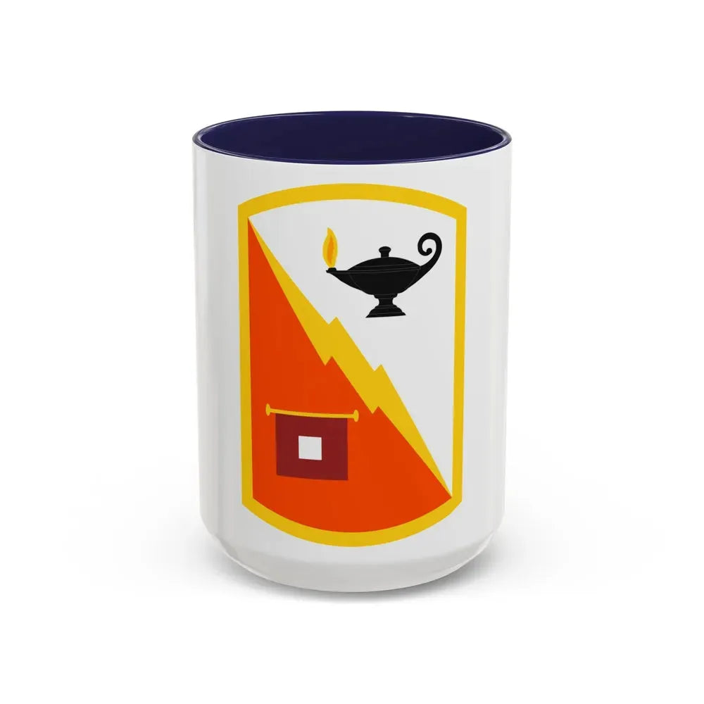 15th Signal Brigade (U.S. Army) Accent Coffee Mug 15oz Navy - Go Mug Yourself