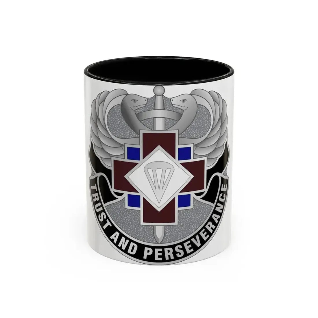 16 Hospital Center (U.S. Army) Accent Coffee Mug 11oz Black - Go Mug Yourself