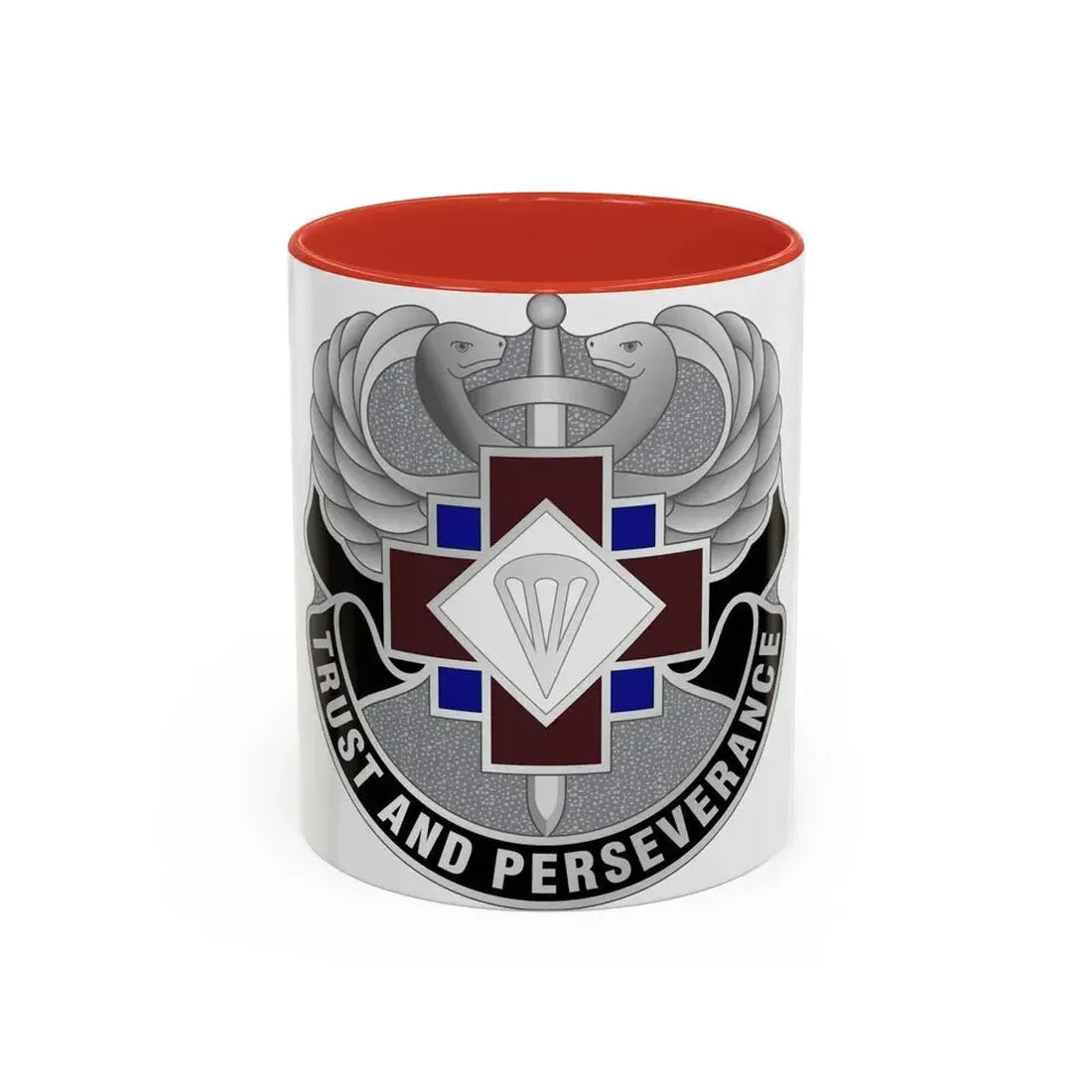 16 Hospital Center (U.S. Army) Accent Coffee Mug 11oz Red - Go Mug Yourself