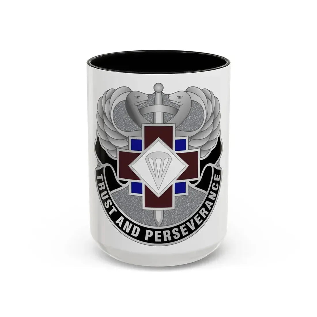 16 Hospital Center (U.S. Army) Accent Coffee Mug 15oz Black - Go Mug Yourself