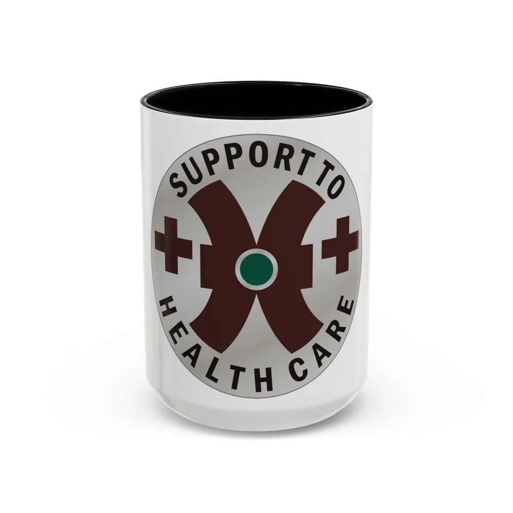 16 Medical Battalion (U.S. Army) Accent Coffee Mug-15oz-Black-Go Mug Yourself